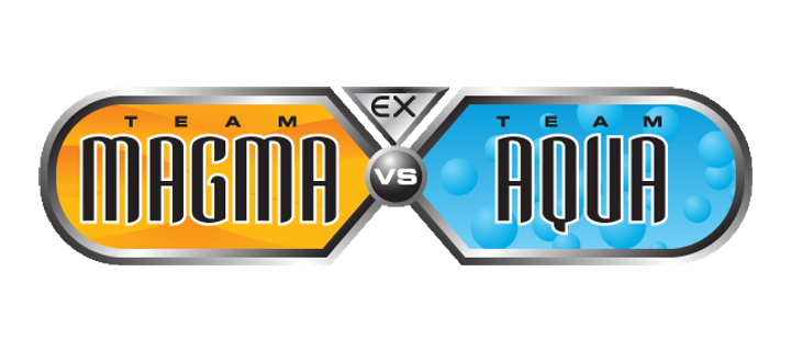 Team Magma vs Team Aqua set graphic